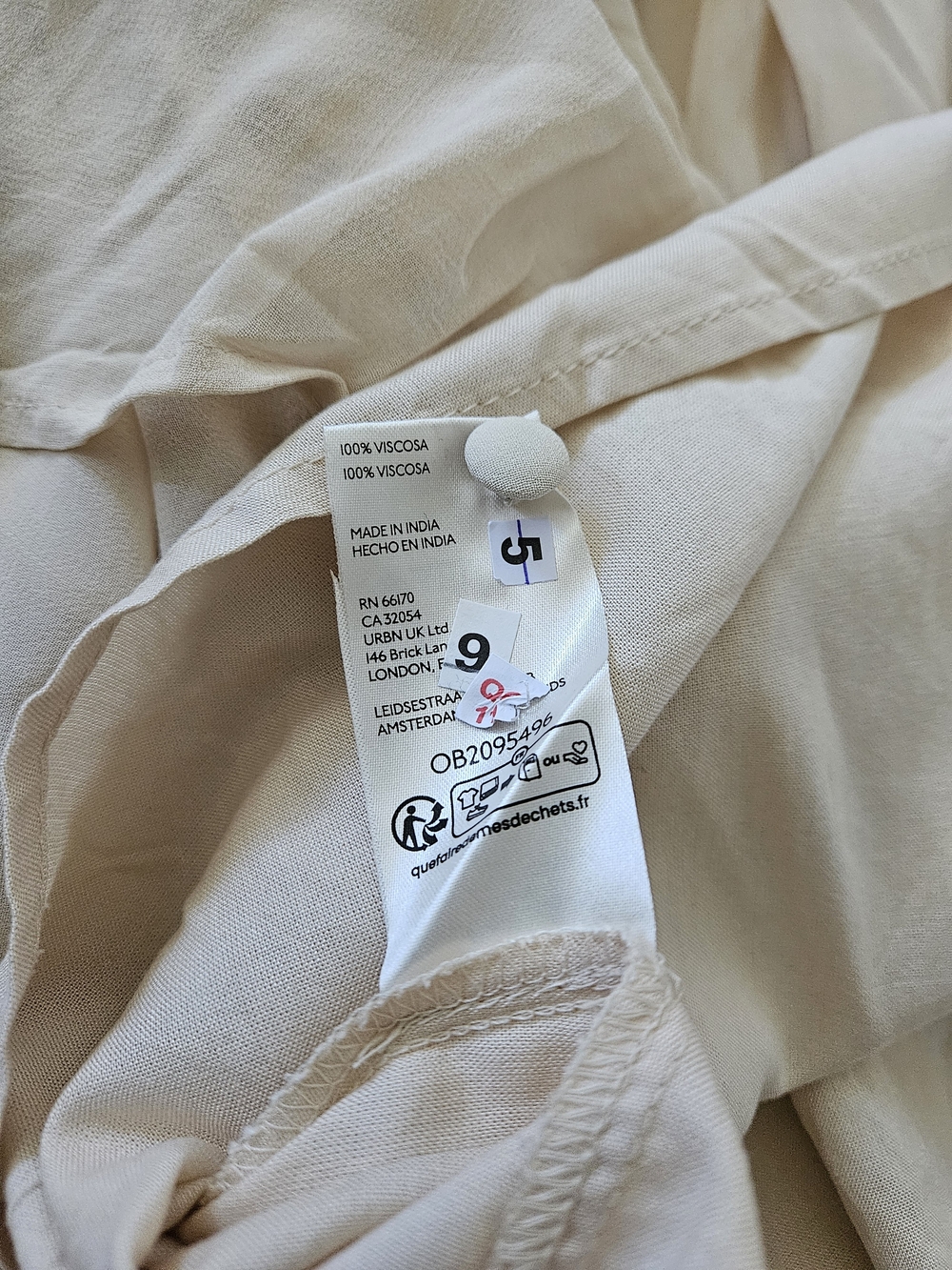 NWT Anthropologie Maxi V-Neck Dress - Picture 9 of 9